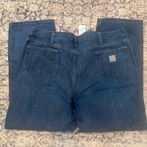 Carhartt Men's Dark Blue Relaxed Jeans 44x32